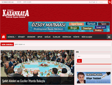 Tablet Screenshot of kazankayagazetesi.com